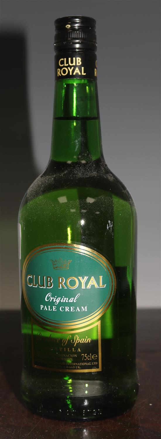 Ten bottles of Club Royal Original Pale Cream Sherry